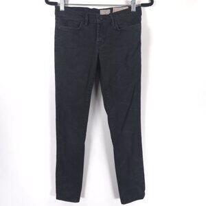 ALL SAINTS SPITALFIELDS BRODIE LOW‎ RISE CROPPED SKINNY Jeans Zip Hem Size W28